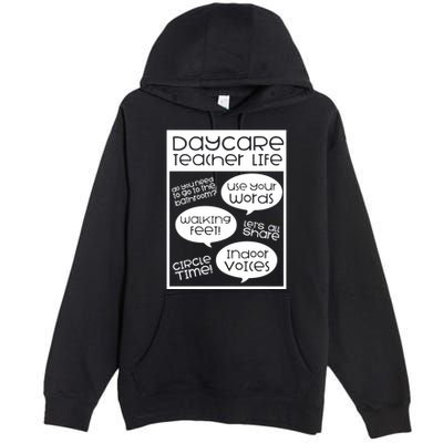 Daycare Teacher Gift Daycare Provider Gifts Thank You Preschool Premium Pullover Hoodie