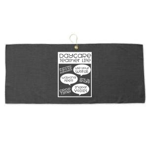 Daycare Teacher Gift Daycare Provider Gifts Thank You Preschool Large Microfiber Waffle Golf Towel