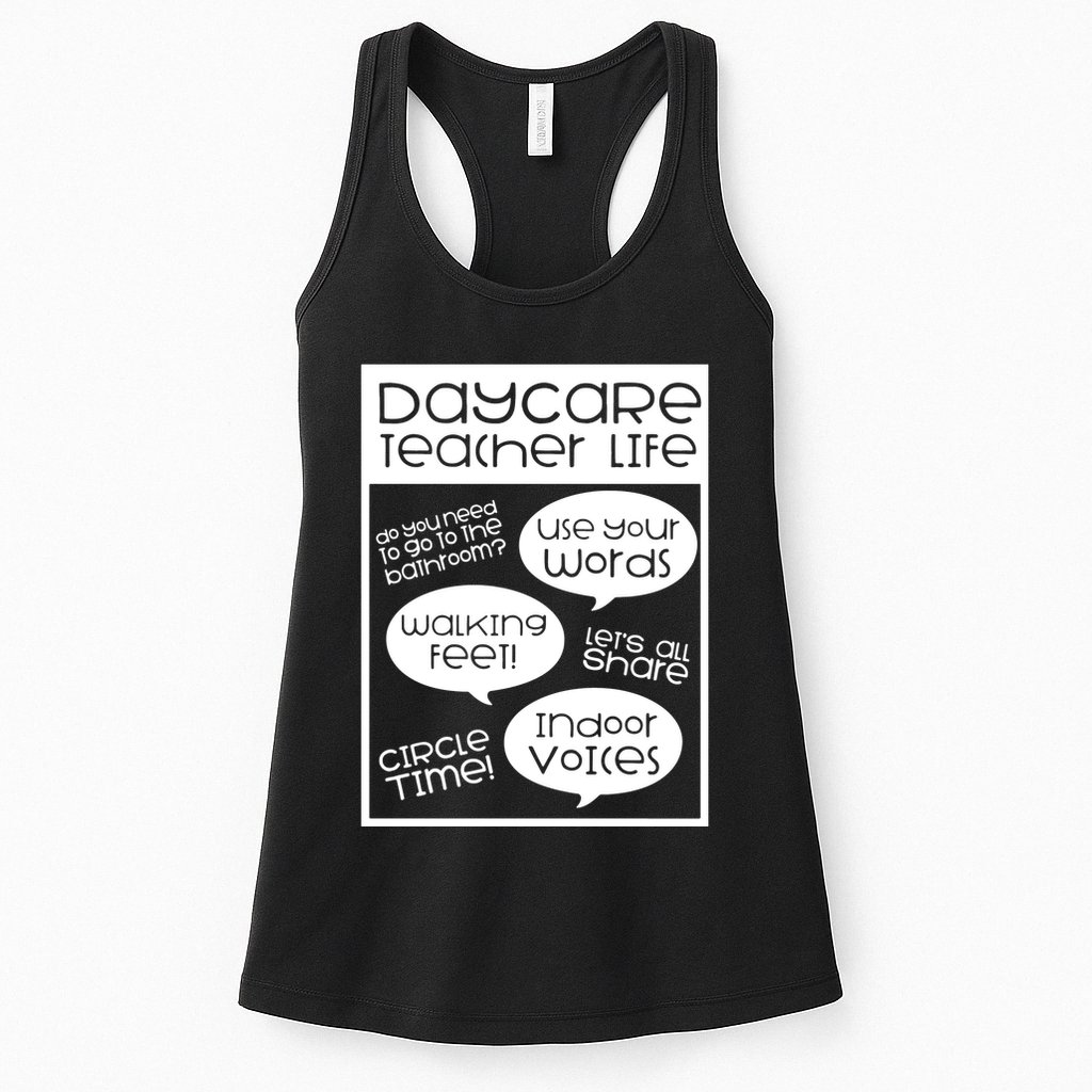 Daycare Teacher Gift Daycare Provider Gifts Thank You Preschool Womens Tank Top