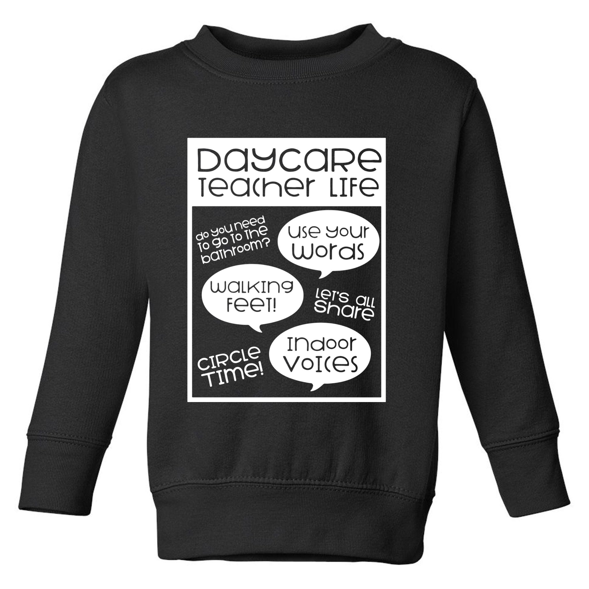 Daycare Teacher Gift Daycare Provider Gifts Thank You Preschool Toddler Sweatshirt