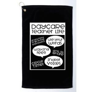 Daycare Teacher Gift Daycare Provider Gifts Thank You Preschool Platinum Collection Golf Towel