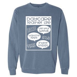 Daycare Teacher Gift Daycare Provider Gifts Thank You Preschool Garment-Dyed Sweatshirt