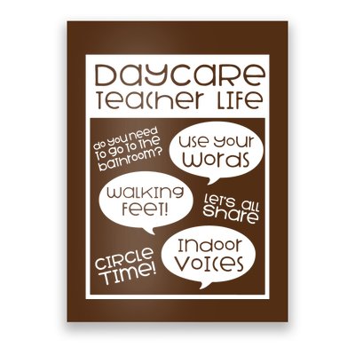Daycare Teacher Gift Daycare Provider Gifts Thank You Preschool Poster
