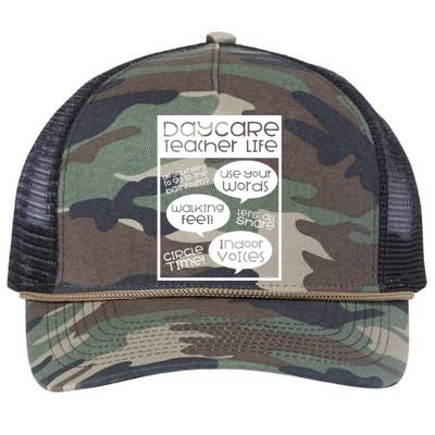 Daycare Teacher Gift Daycare Provider Gifts Thank You Preschool Retro Rope Trucker Hat Cap