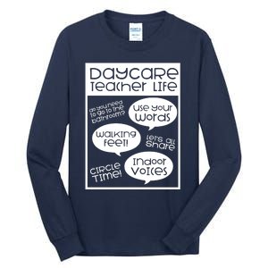 Daycare Teacher Gift Daycare Provider Gifts Thank You Preschool Tall Long Sleeve T-Shirt