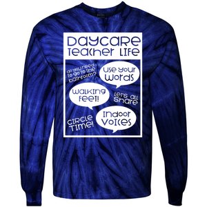 Daycare Teacher Gift Daycare Provider Gifts Thank You Preschool Tie-Dye Long Sleeve Shirt