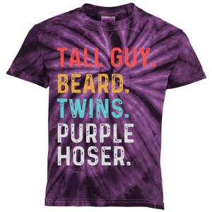 dude tall guy beard twins purple hoser Perfect Kids Tie-Dye T-Shirt