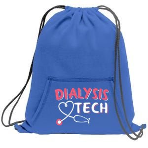 Dialysis Technician Gift Dialysis Tech Gift Sweatshirt Cinch Pack Bag