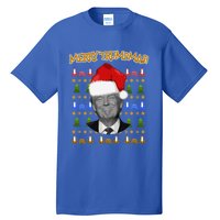 Donald Trump Gift Santa Ugly Christmas Merry Trumpmas Gift Tall T-Shirt