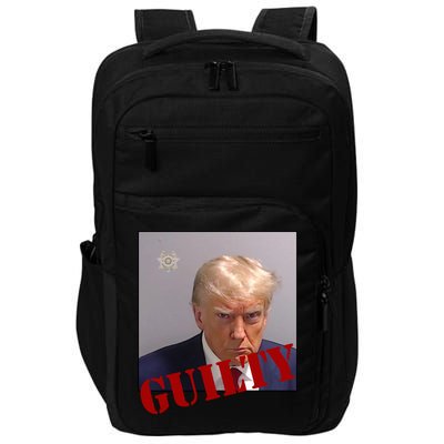 Donald Trump Guilty Mugshot Impact Tech Backpack