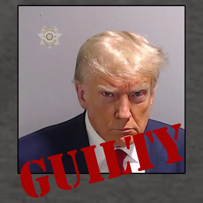 Donald Trump Guilty Mugshot Vector Backpack