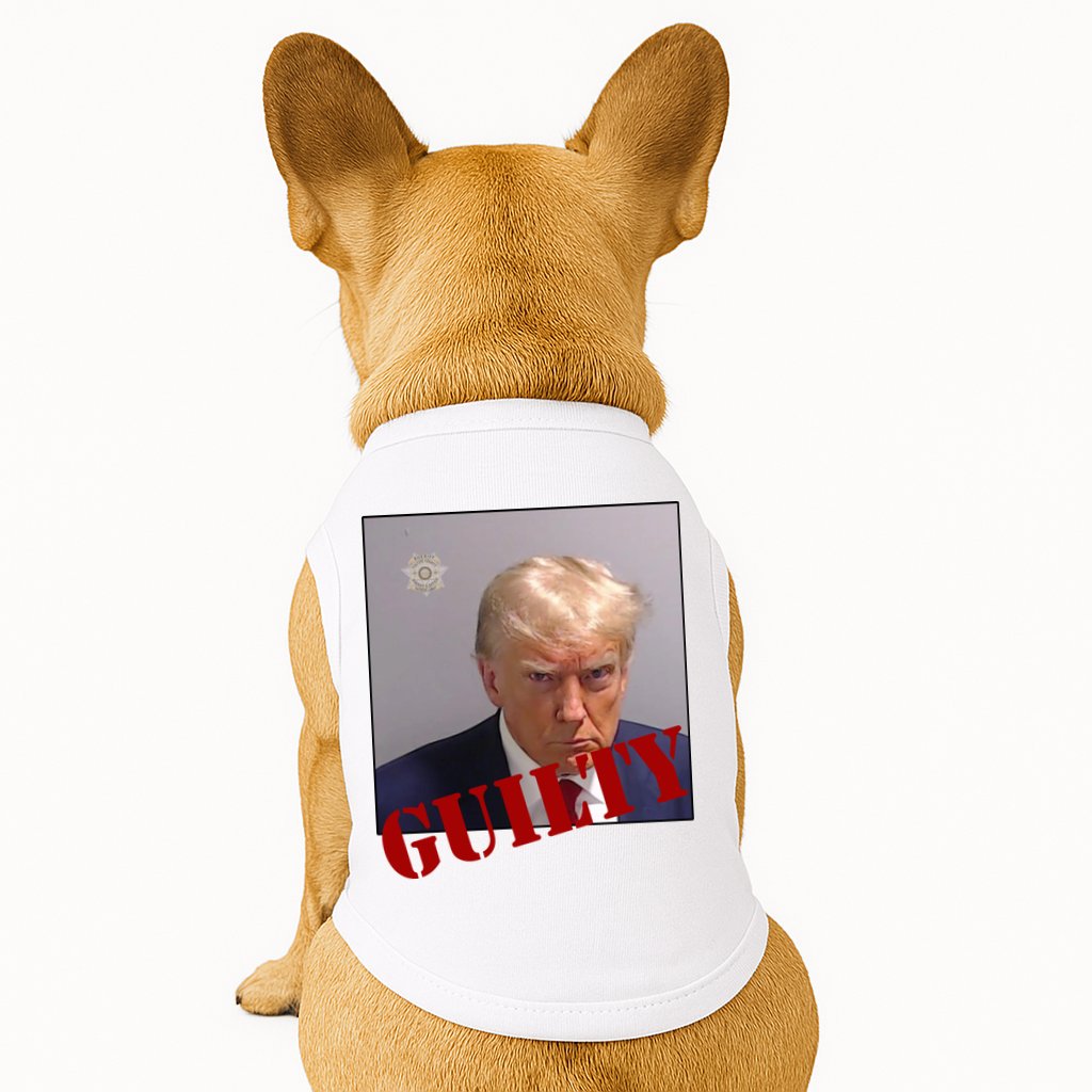 Donald Trump Guilty Mugshot Doggie Tank