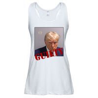 Donald Trump Guilty Mugshot Ladies Essential Flowy Tank