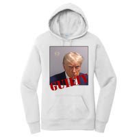 Donald Trump Guilty Mugshot Women's Pullover Hoodie