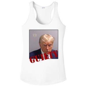 Donald Trump Guilty Mugshot Ladies PosiCharge Competitor Racerback Tank