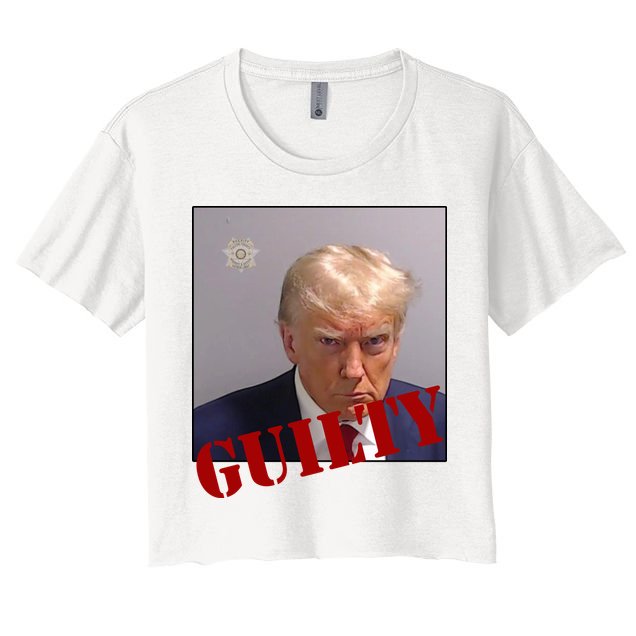 Donald Trump Guilty Mugshot Crop Top