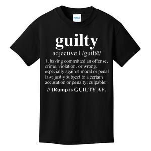 Donald Trump Guilty Definition Felony Kids T-Shirt