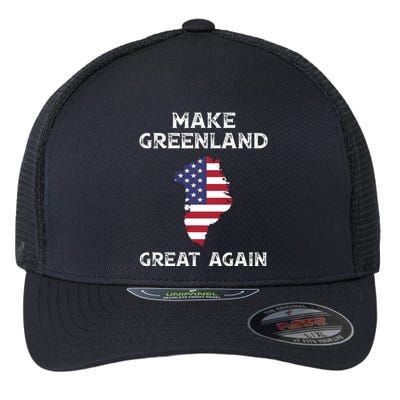 Donald Trump Greenland Make Greenland Great Again Flexfit Unipanel Trucker Cap