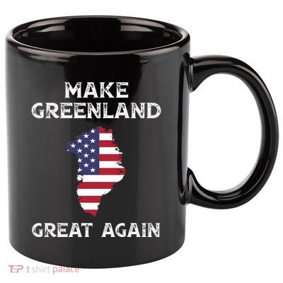 Donald Trump Greenland Make Greenland Great Again 11oz C Handle Ceramic Mug