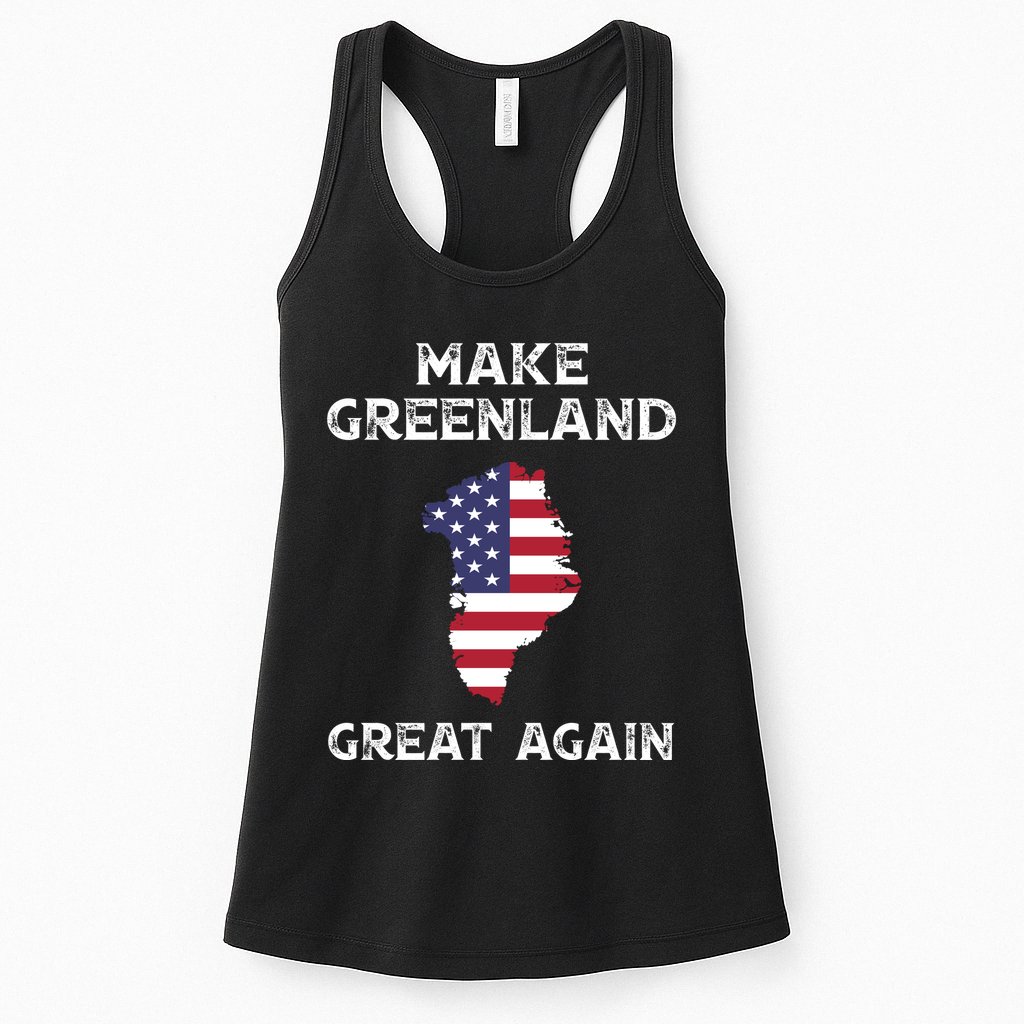 Donald Trump Greenland Make Greenland Great Again Womens Tank Top