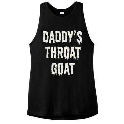 DaddyS Throat Goat Ladies PosiCharge Tri-Blend Wicking Tank