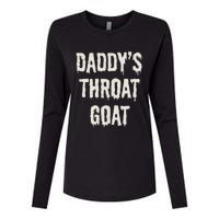 DaddyS Throat Goat Womens Cotton Relaxed Long Sleeve T-Shirt