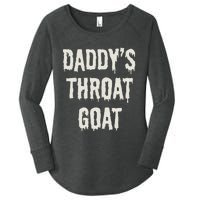 DaddyS Throat Goat Women's Perfect Tri Tunic Long Sleeve Shirt