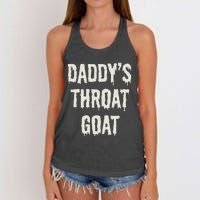 DaddyS Throat Goat Women's Knotted Racerback Tank