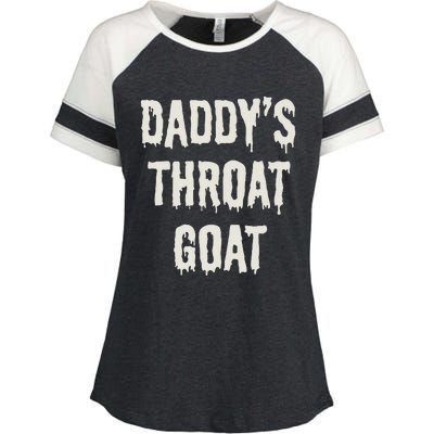 DaddyS Throat Goat Enza Ladies Jersey Colorblock Tee