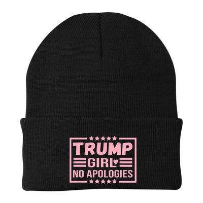 Donald Trump Girl No Apologies Election 2024 Trump Beanie