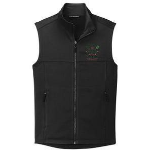 Deck The Halls With Pickleballs Pickleball Christmas Great Gift Collective Smooth Fleece Vest