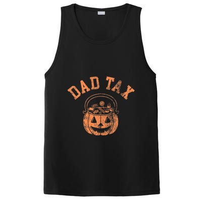 Dad Tax Halloween Trick Or Treat Candy Pumkin Dad Joke PosiCharge Competitor Tank