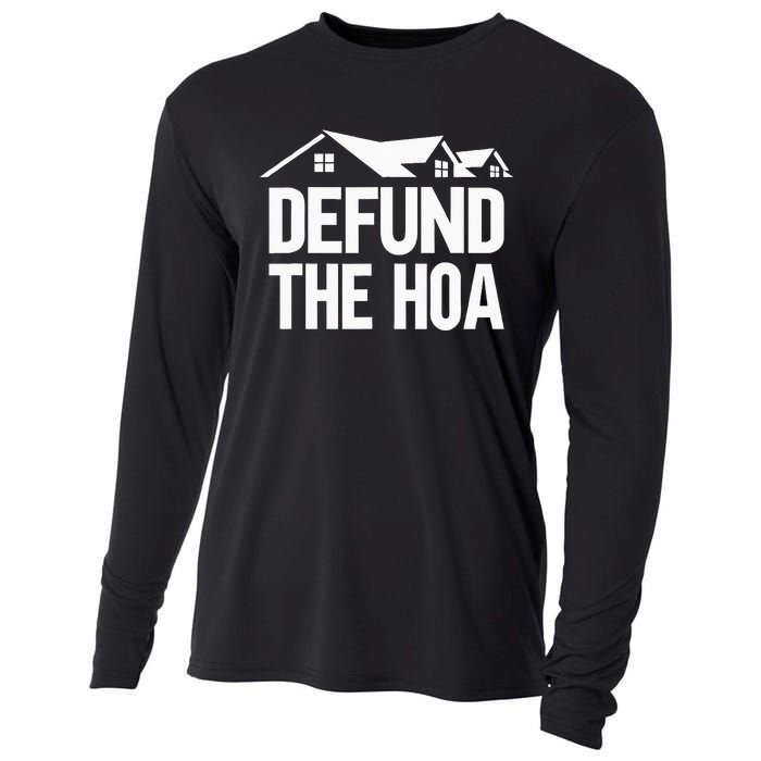 Defund The HOA Cooling Performance Long Sleeve Crew