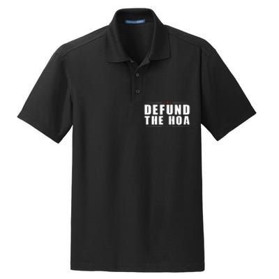 Defund The Hoa Anti Home Owners Association Dry Zone Grid Polo