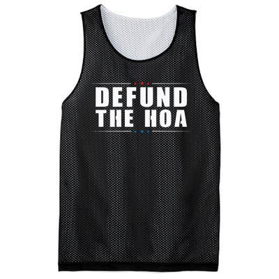 Defund The Hoa Anti Home Owners Association Mesh Reversible Basketball Jersey Tank