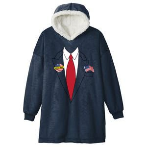 Donald Trump Halloween Costume Cute President Gift Hooded Wearable Blanket