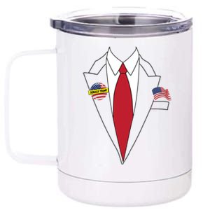 Donald Trump Halloween Costume Cute President Gift 12 oz Stainless Steel Tumbler Cup