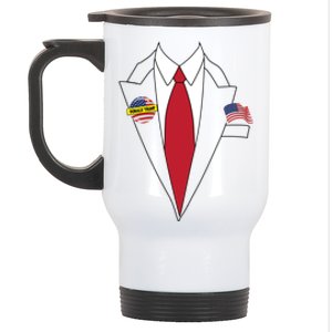 Donald Trump Halloween Costume Cute President Gift Stainless Steel Travel Mug