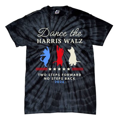 Dance The Harris Walz Cat Lady Harris Walz 2024 Election Tie-Dye T-Shirt