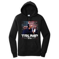 Donald Trump HeLl Never Stop Fighting To Save America Women's Pullover Hoodie