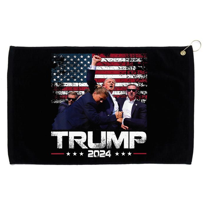 Donald Trump HeLl Never Stop Fighting To Save America Grommeted Golf Towel