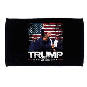 Donald Trump HeLl Never Stop Fighting To Save America Microfiber Hand Towel