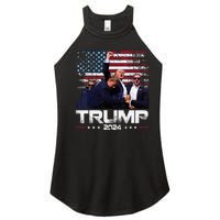 Donald Trump HeLl Never Stop Fighting To Save America Women's Perfect Tri Rocker Tank