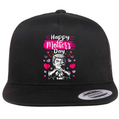 Donald Trump Happy MotherS Day Conservative Mom For Trump Flatbill Hat