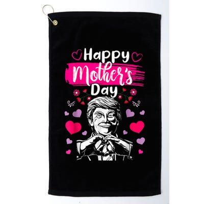 Donald Trump Happy MotherS Day Conservative Mom For Trump Golf Towel