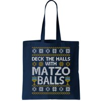 Deck The Halls With Matzo Balls Chanukkah Ugly Hanukkah Bag
