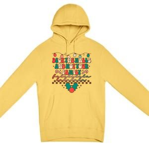 Deck The Halls And Not Your Family Christmas Party Holiday Great Gift Premium Pullover Hoodie