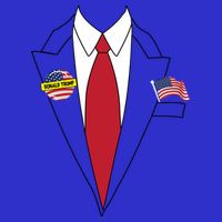 Donald Trump Halloween Costume Cute President Gift Baby Bodysuit