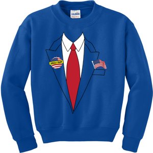 Donald Trump Halloween Costume Cute President Gift Kids Sweatshirt