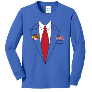 Donald Trump Halloween Costume Cute President Gift Kids Long Sleeve Shirt